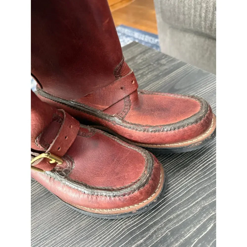 Gokey Botte Sauvage Original Mahoney Thick Genuine Leather Hunting Boot Sz. 9